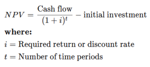 NPV Formula