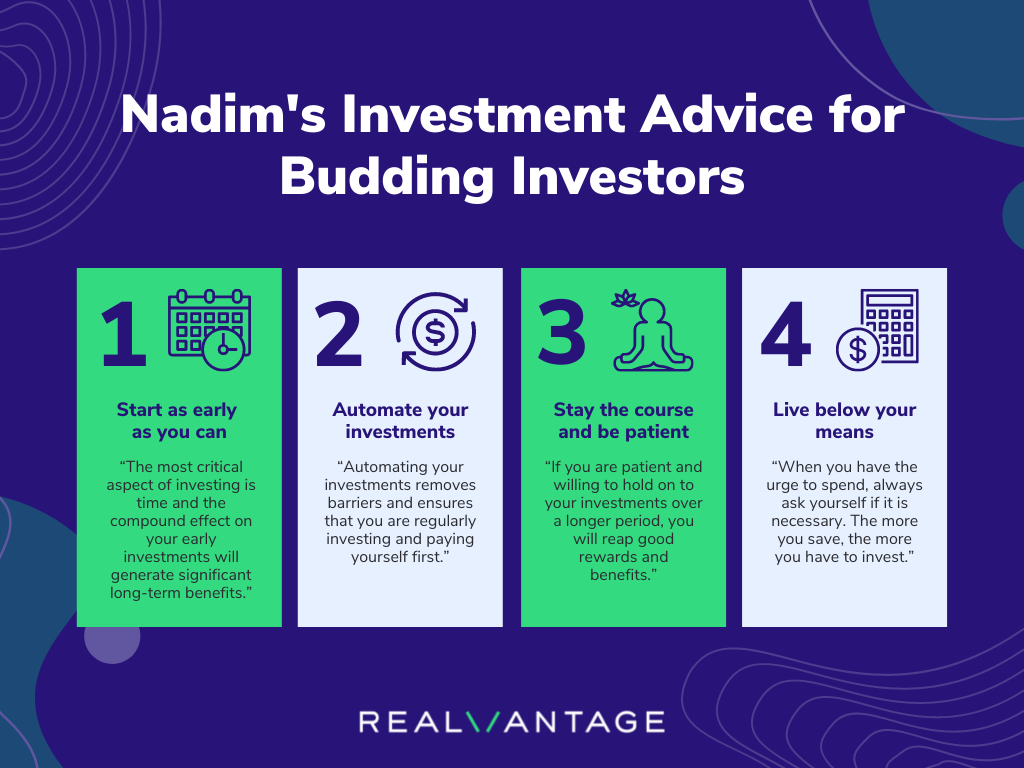 Nadim's Investment Advice for Budding Investors