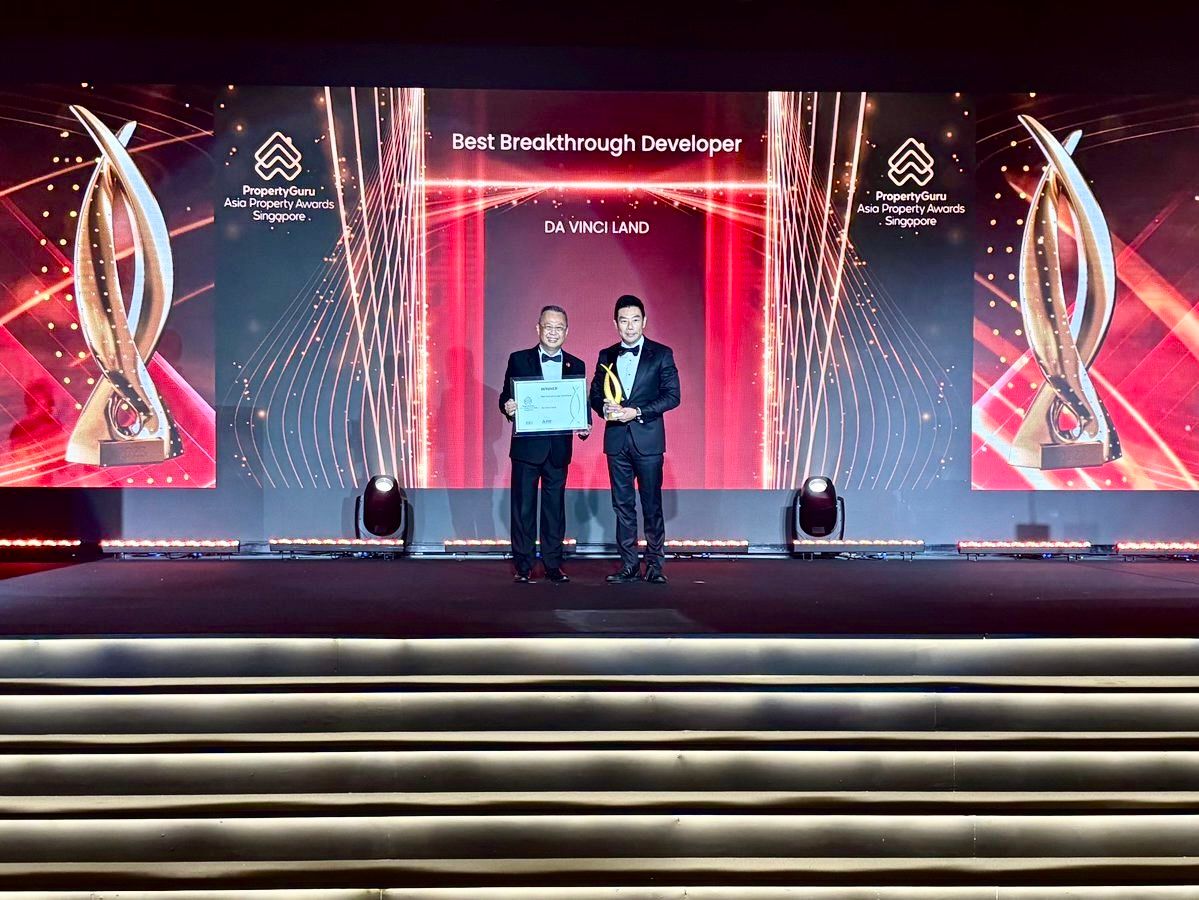 Da Vinci Land awarded Best Breakthrough Developer Asia Property Award by PropertyGuru