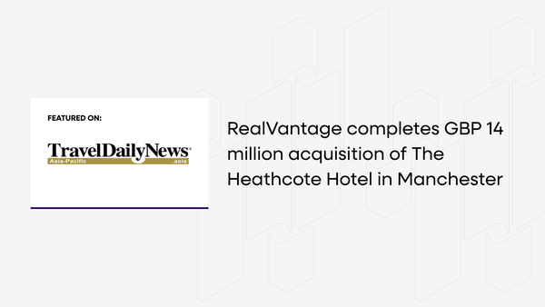 TravelDailyNews - RealVantage completes GBP 14 million acquisition of The Heathcote Hotel in Manchester
